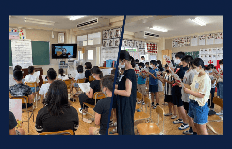ტოკიო 2020 - იაპონელი ბავშვები საქართველოს ჰიმნს სწავლობენ