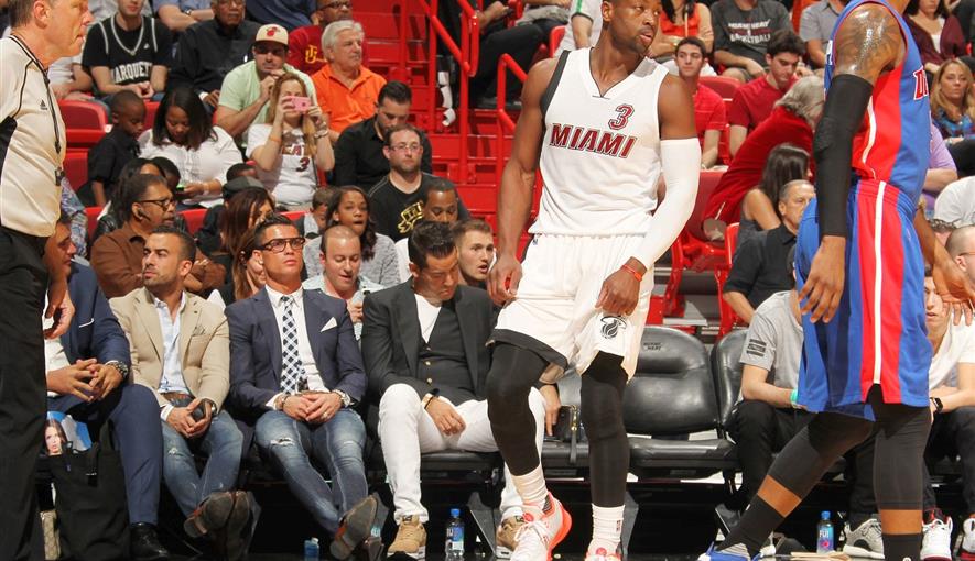 რონალდო „მაიამი ჰიტის“ მატჩს დაესწრო