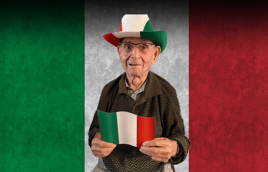 4 მსოფლიოს და 2 ევროპის ჩემპიონობას უყურა - იტალიის 101 წლის გულშემატკივარი