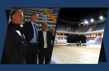 FIBA-ს წარმომადგენლები საკალათბურთო დარბაზის სამშენებლო სამუშაოებს გაეცნენ