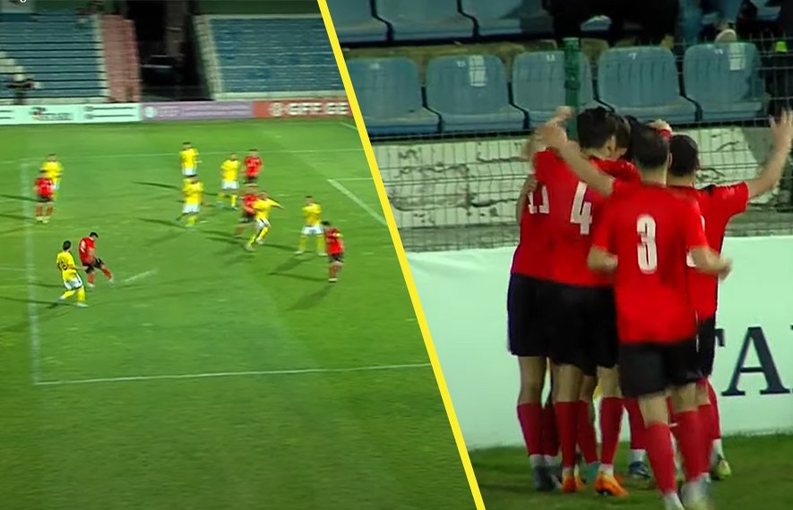 103 წუთი და ჩაბნელებული სტადიონი - 21-წლამდელებმა რუმინეთი დაამარცხეს