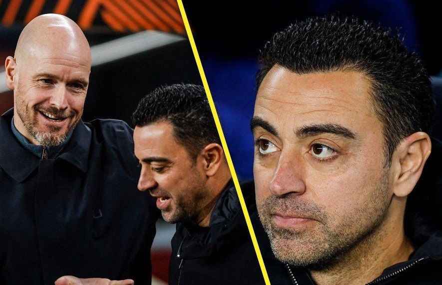 ჩავი ერნანდესი, ერიკ ტენ ჰაგი, პეპ გუარდიოლა