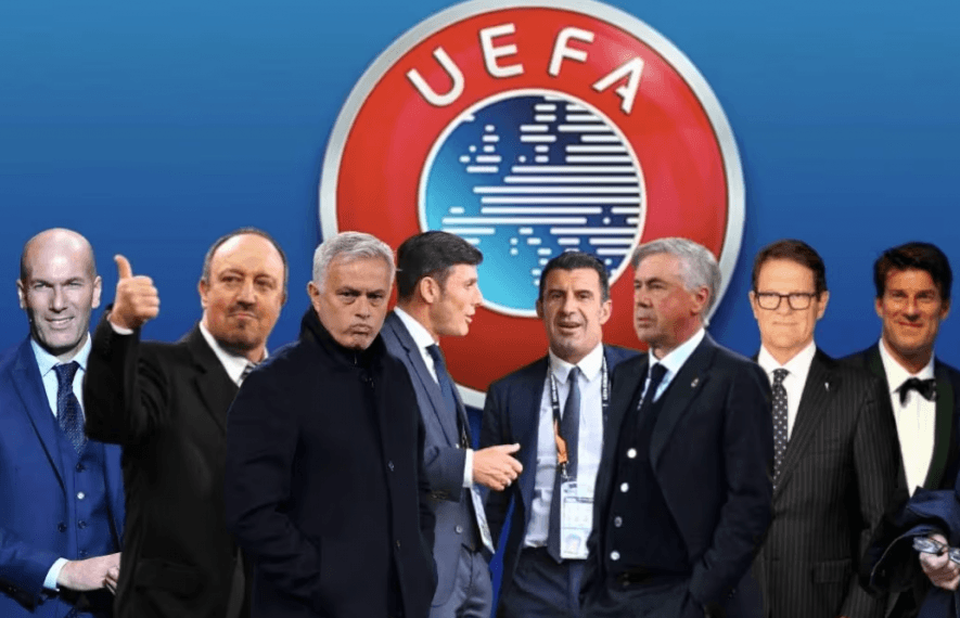 ზინედინ ზიდანი, კარლო ანჩელოტი, ჟოზე მოურინიო, ფაბიო კაპელო