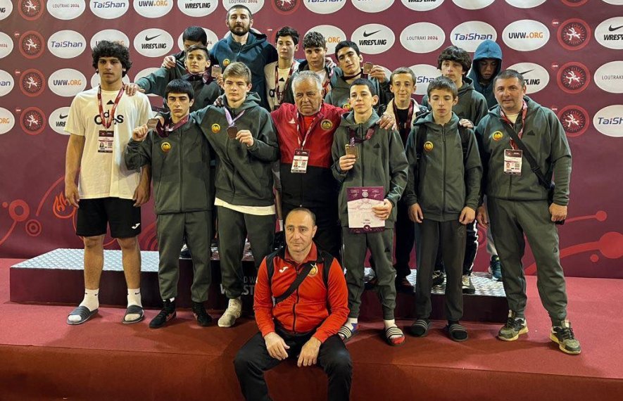 თავისუფალი ჭიდაობა, გიორგი ქარელი, საბა მინდიაშვილი, თემურ თუთარაშვილი, რატი რევაზიშვილი, დავით გორგაძე