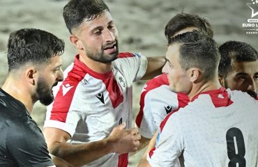 ქვიშის ფეხბურთი | საქართველოს ნაკრებმა ესტონეთი დაამარცხა