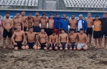 ოთხი მედალი და გუნდური მეორე - წარმატება ქვიშის ჭიდაობაში