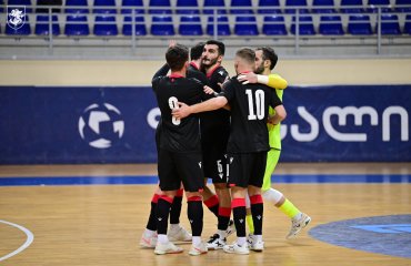 საქართველოს ფუტსალის ნაკრებმა ესტონეთი 10:1 გაანადგურა