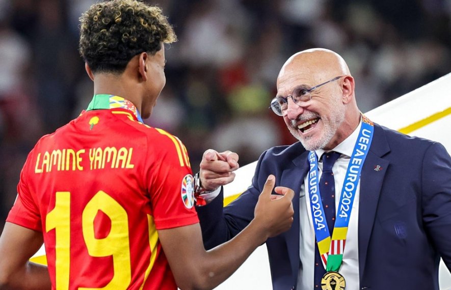 ლუის დე ლა ფუენტე, ლამინ იამალი