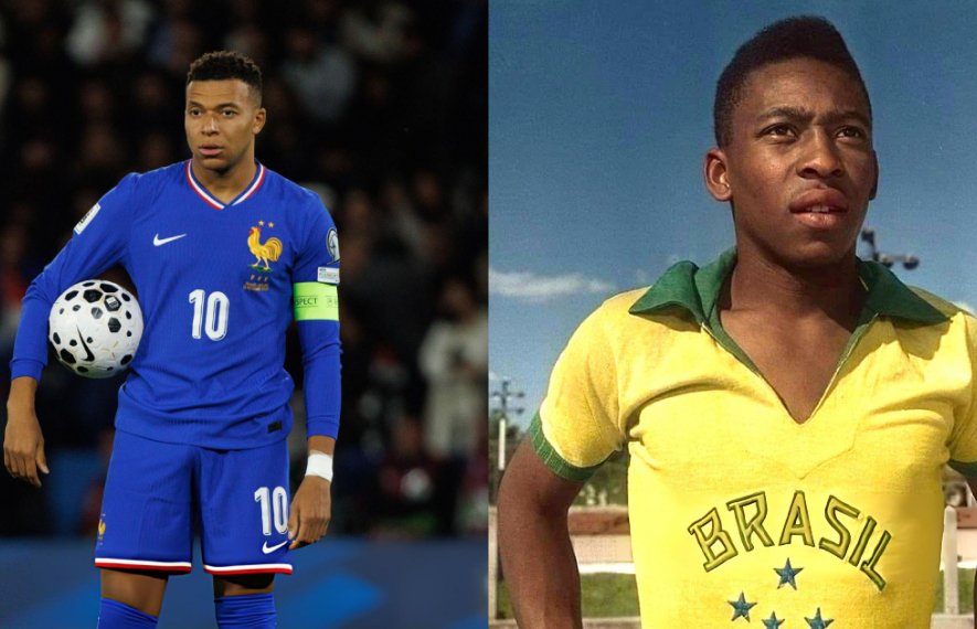 კილიან მბაპე, ლიონელ მესი, პელე, გერდ მიულერი