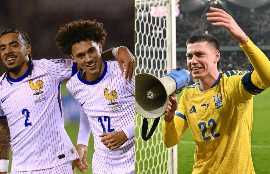 საფრანგეთის საფეხბურთო ნაკრები, უკრაინის საფეხბურთო ნაკრები