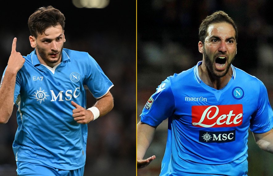 ხვიჩა კვარაცხელია, გონსალო იგუაინი