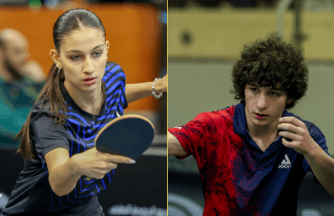 ნიკოლოზ და ანასტასია ჩხარტიშვილების წყვილმა მაგიდის ჩოგბურთის სარეიტინგო ტურნირზე ბრინჯაოს მედალი მოიპოვა