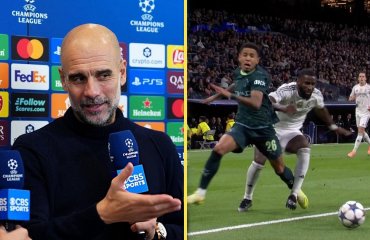 გუარდიოლა: ბერნაბეუზე მსაჯებს ასე ემართებათ ხოლმე... რუდიგერი უნდა გაეგდოთ