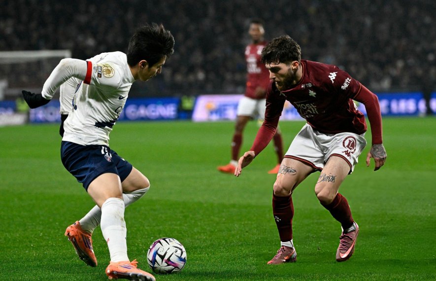 პსჟ, მეცი, ხვიჩა კვარაცხელია, გიორგი წიტაიშვილი, გიორგი აბუაშვილი