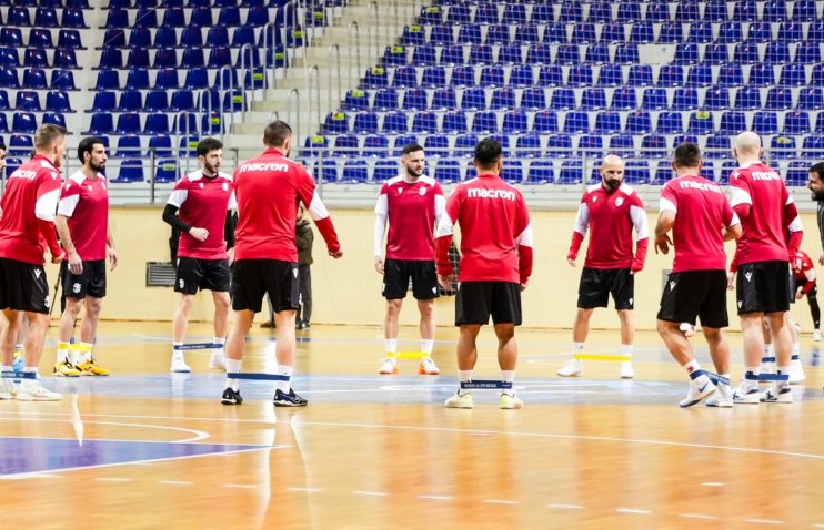 ფუტსალის ნაკრები ევროპის ჩემპიონატისთვის 18 ფეხბურთელით ემზადება
