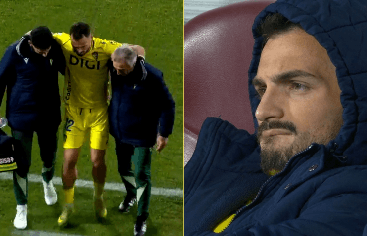 შემოვიდა და ტრავმა მიიღო - ტაბატაძემ 5 წუთიც ვერ ითამაშა