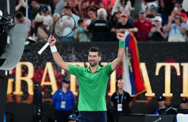 ჯოკოვიჩი პირველი ჩოგბურთელია, რომელმაც 3 „დიდ სლემზე“ მინიმუმ 100 მატჩი მოიგო