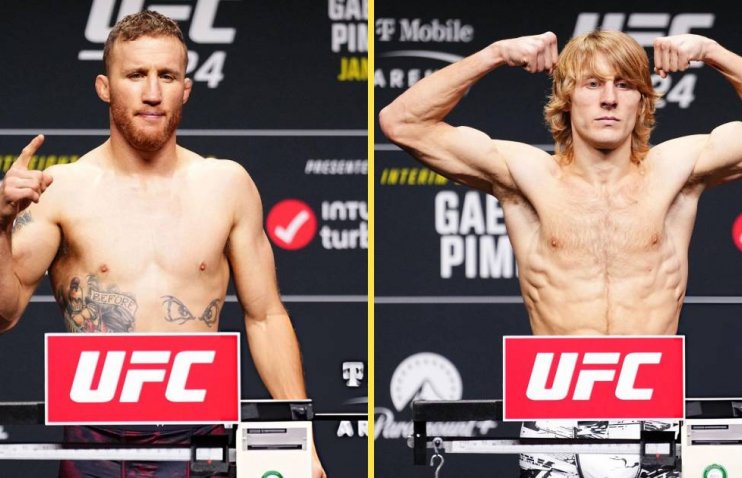 UFC 324 | ჯასტინ გეიჯიმ და პედი პიმბლეტმა წონა ჩააბარეს