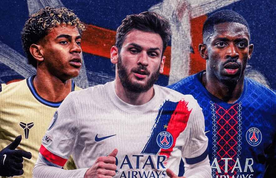 ხვიჩა კვარაცხელია, რაფინია დიასი, უსმან დემბელე, ლამინ იამალი