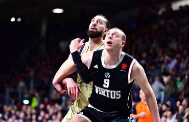 შენგელიას 16 ქულა ყოფილ კლუბთან - ბარსელონა ვირტუს ბოლონიასთან დამარცხდა