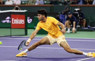 რინდერკნეშთან ცოტა გაუჭირდა - ალკარასი ინდიან უელსის 1/8-ფინალში გავიდა