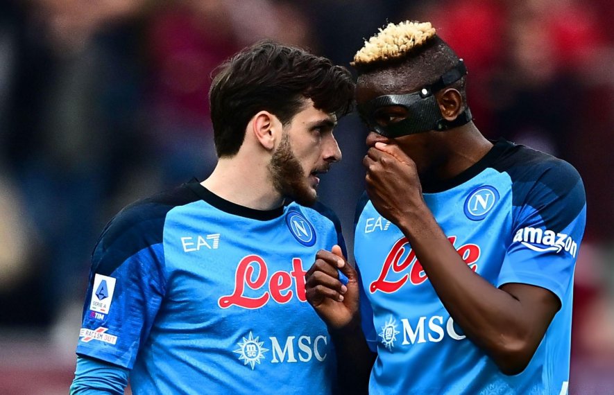 ნაპოლი, ხვიჩა კვარაცხელია, ვიქტორ ოსიმენი, ფრანჩესკო კალცონა