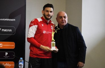 ხვიჩა კვარაცხელიამ საქართველოს 2025 წლის საუკეთესო სპორტსმენის ჯილდო მიიღო