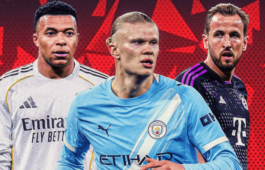 ჰარი კეინი, კილიან მბაპე, ერლინგ ჰოლანდი, ვინისიუს ჟუნიორი, უსმან დემბელე, დუშან ვლაჰოვიჩი