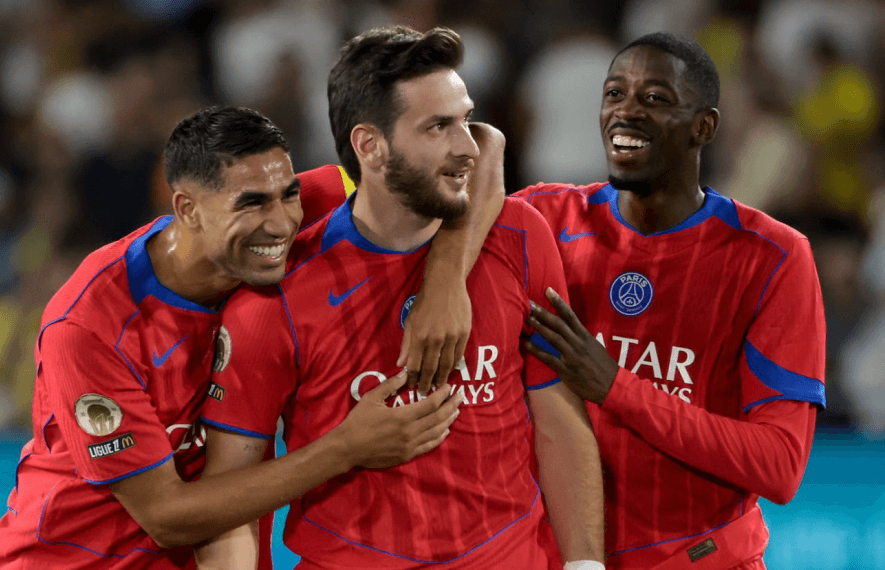 ხვიჩა კვარაცხელია, უსმან დემბელე, ლუის ენრიკე