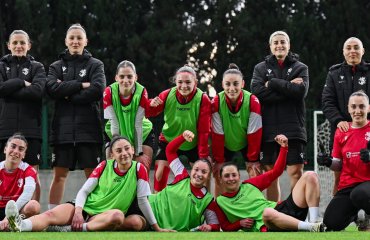 ქალთა ნაკრებმა ფარერის კუნძულებთან მატჩისთვის მზადება დაიწყო