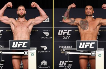 UFC 327 | პროხაზკამ და ულბერგმა წონა წარმატებით ჩააბარეს