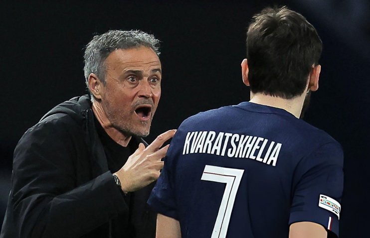 ლუის ენრიკე: “კვარას ალბათ ეგონა, რომ დღეს ჩემპიონთა ლიგაზე თამაშობდა“