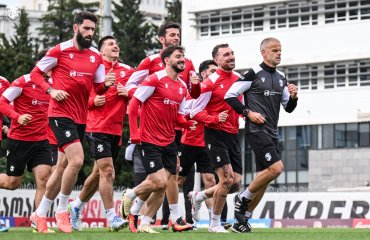 ნაკრებმა მზადება დაიწყო - 16 ფეხბურთელი სანიოლის განკარგულებაში