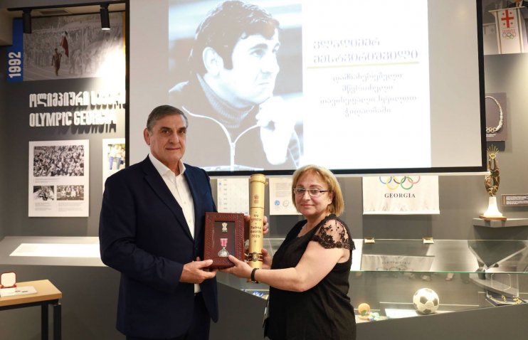 ოლიმპიურ მუზეუმში ვლადიმერ მესტვირიშვილის ხსოვნისადმი მიძღვნილი ღონისძიება გაიმართა
