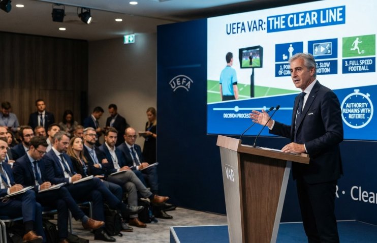 VAR-ი უნდა შეიზღუდოს - UEFA-მ Clear Line პლატფორმა წარმოადგინა