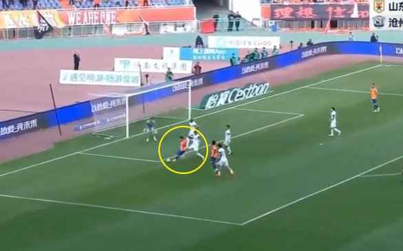 მე-3 გოლი - ყაზაიშვილმა ჩინეთის სუპერ ლიგაში კვლავ გაიტანა