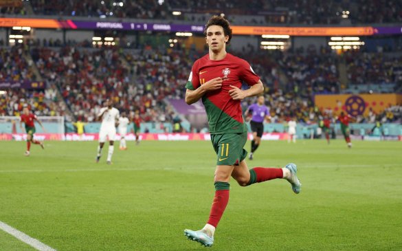 ჟოაო ფელიქსის გოლი - პორტუგალია განას 2:1-ს უგებს