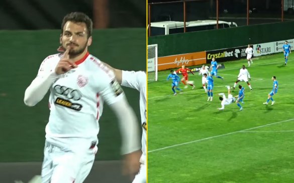 იური ტაბატაძის მაგარი გოლი დინამო თბილისის კარში