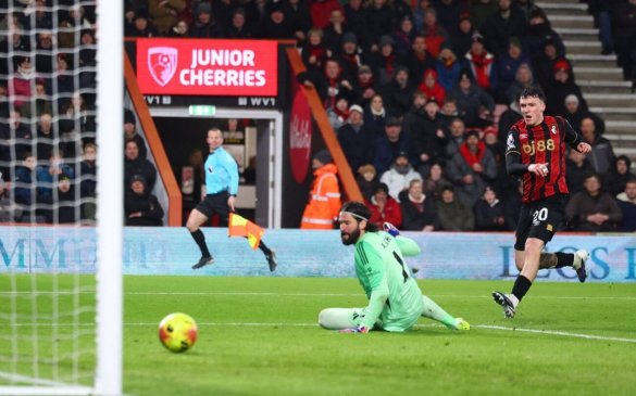 ბორნმუთი 3:2 ლივერპული