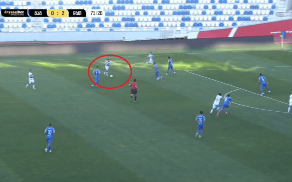 ჯიღაურის ლამაზი გოლი გაგრას წინააღმდეგ