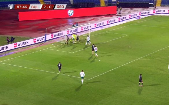 ლოჩოშვილმა ბულგარეთთან ერთი ბურთი გაქვითა