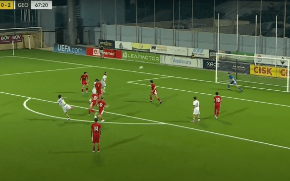 ტაბატაძის ულამაზესი გოლი ცხრიანში VS მალტა