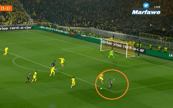 დი მარიას შედევრი ნანტის წინააღმდეგ