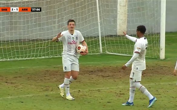 გოჩოლეიშვილის გოლი ამხანაგურ მატჩში