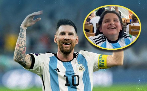 საოცარი მომენტი: მესის გოლით გახარებული უსინათლო ბავშვი