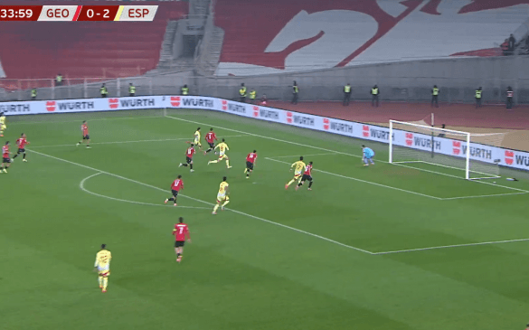 0:3 - ფერან ტორესის გოლით ესპანეთმა ანგარიში გაზარდა