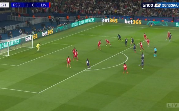 კვარას შორეული გასროლა და მამარდას ეფექტური მოგერიება