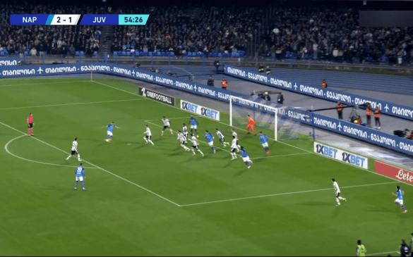 ხვიჩას ასისტი - ნაპოლიმ მესამე შეაგდო