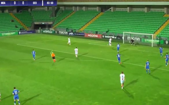 ბრწყინვალე თავური - იობაშვილმა მოლდოვას გაუტანა