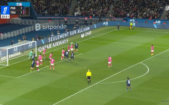 ხვიჩას საგოლე გადაცემა თავით | კვარამ დემბელეს გაატანინა